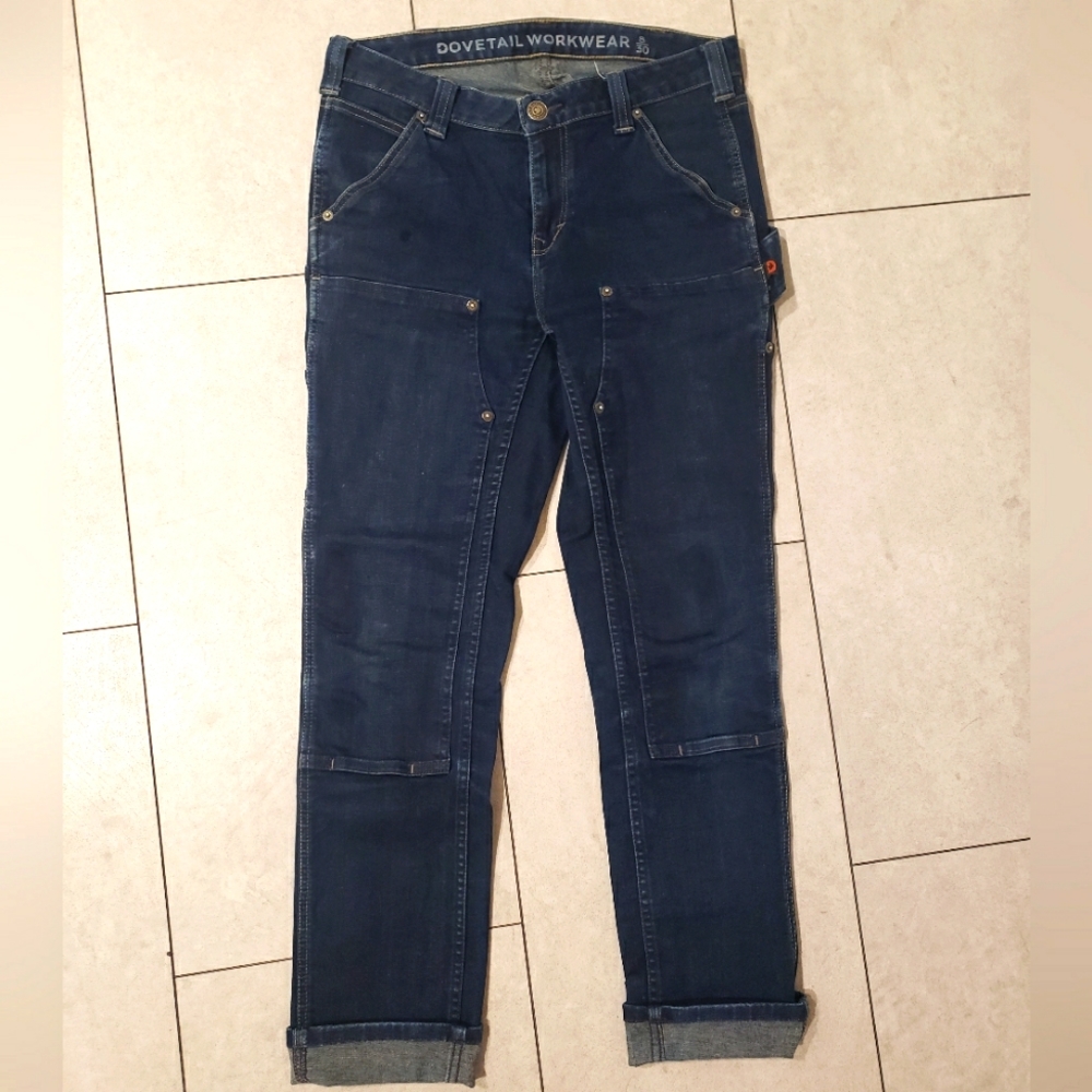 Dovetail Maven Slim Denim Jeans, Size 8